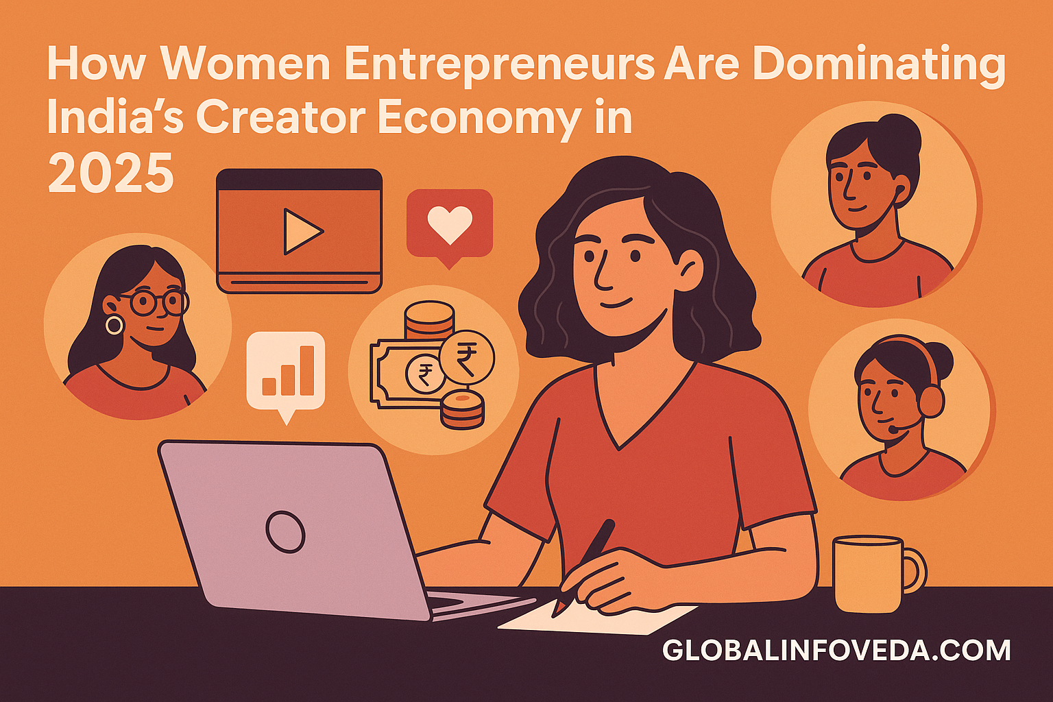 How Women Entrepreneurs Are Dominating India’s Creator Economy in 2025