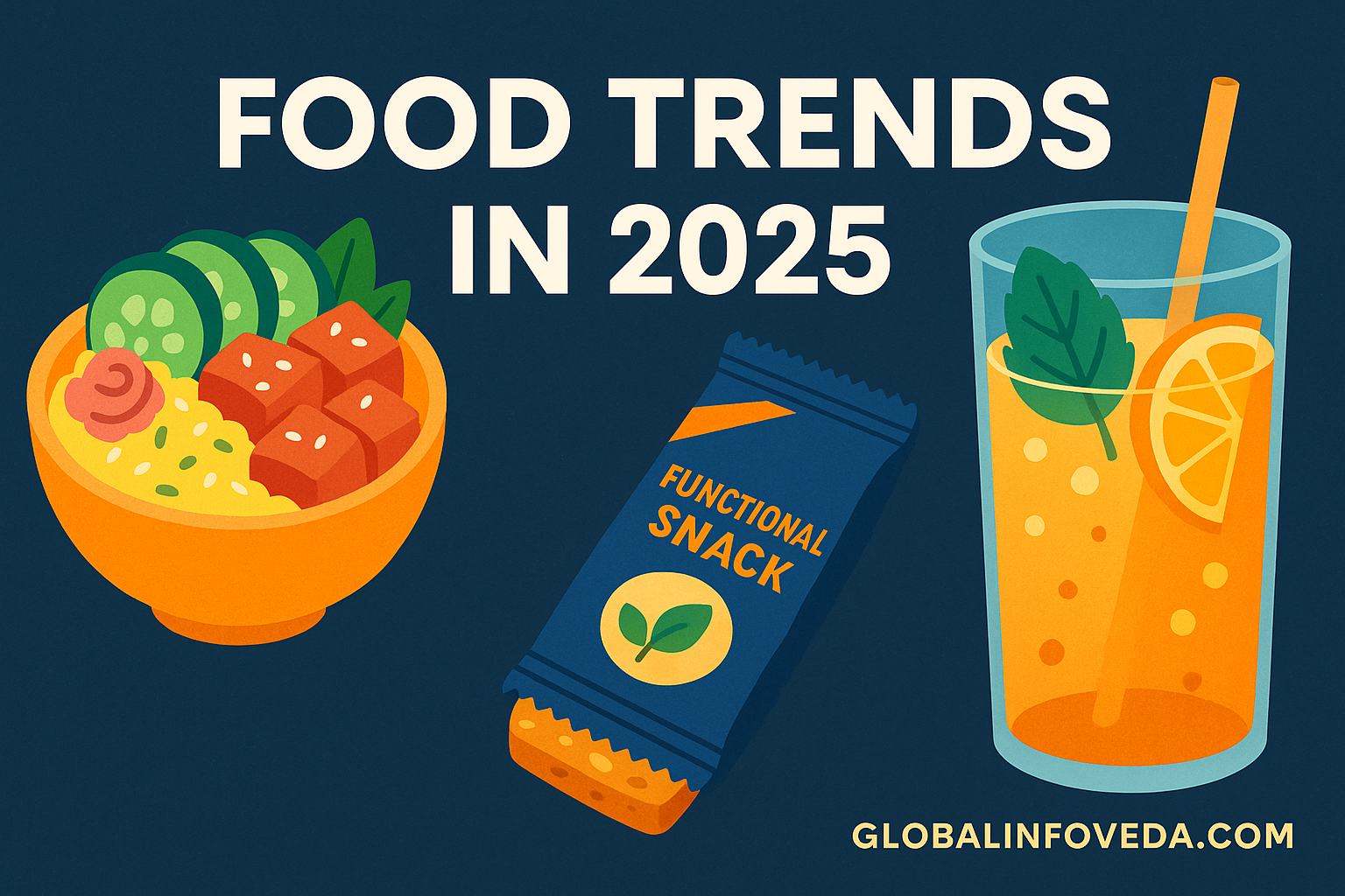 Food Trips in 2025: Global Flavors, Functional Snacks & Sustainable Sips